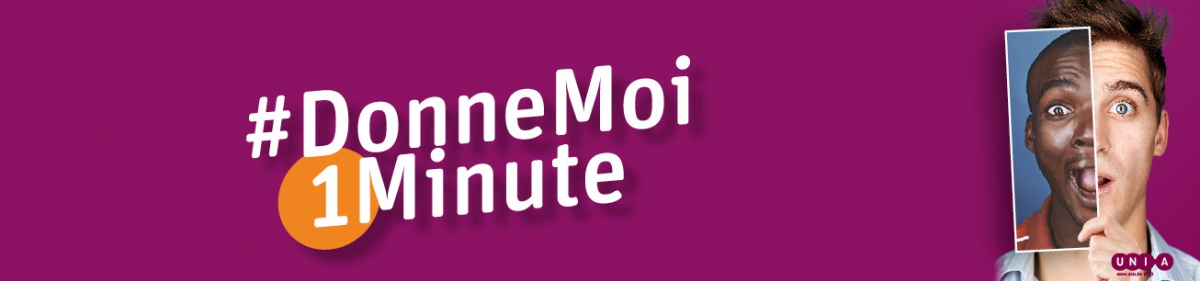 #DonneMoi1Minute: actions en Wallonie